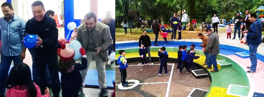 Um dia para brincar com a família na escola!
