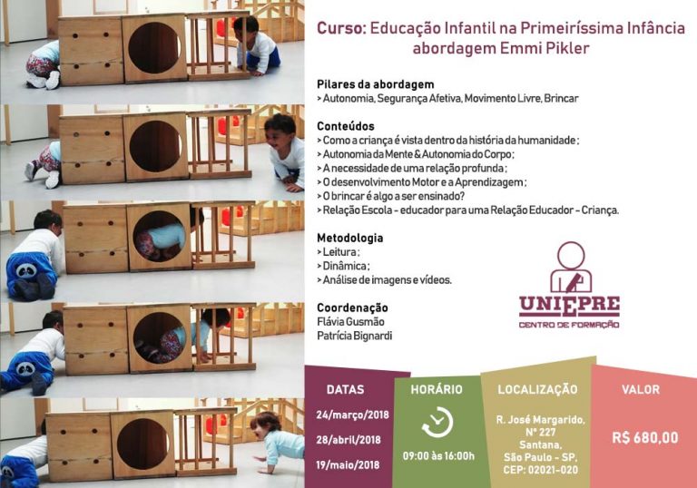 Curso: Educação Infantil na Primeiríssima Infância 2018 (Abordagem ...